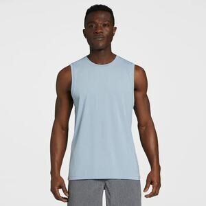 VRST Men's Medium Muted Denim Blue Icon Tank Top Gym Workout Athleisure L3-5